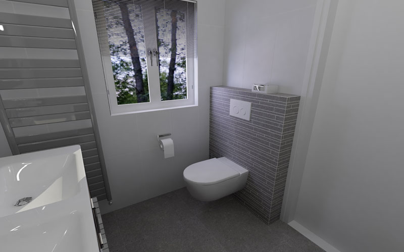 houd er rekening mee dat Rondlopen blaas gat Badkamer Rotterdam een tijdloze badkamer in wit en grijs